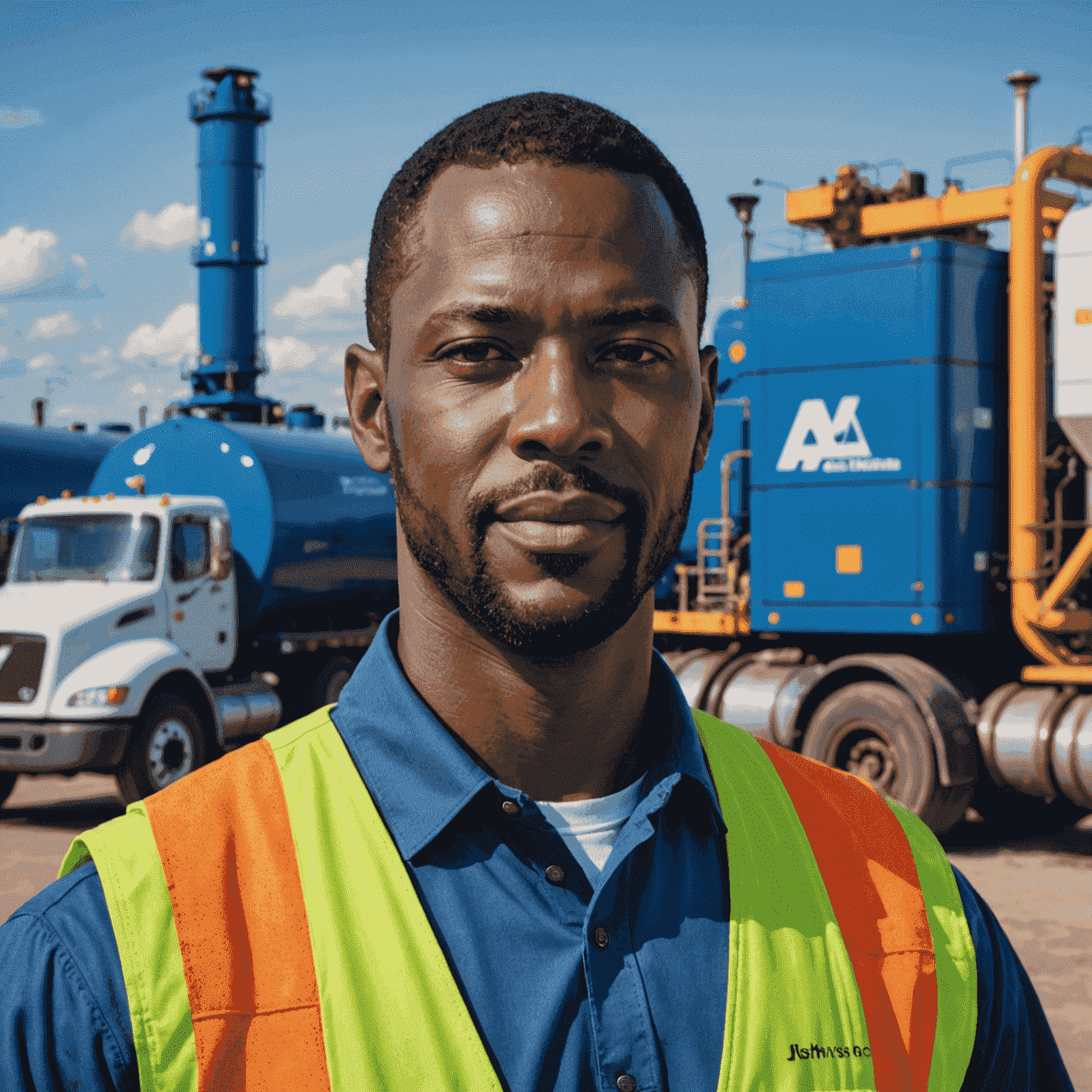 Portrait of Michael Johnson, a petroleum logistics expert with a background in supply chain optimization