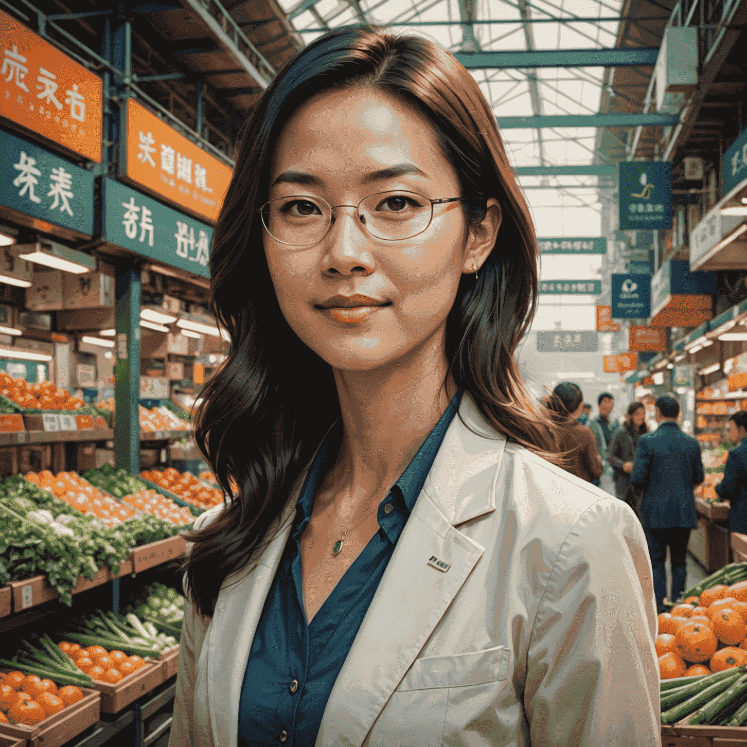 Portrait of Sarah Lee, a market researcher specializing in global energy trends